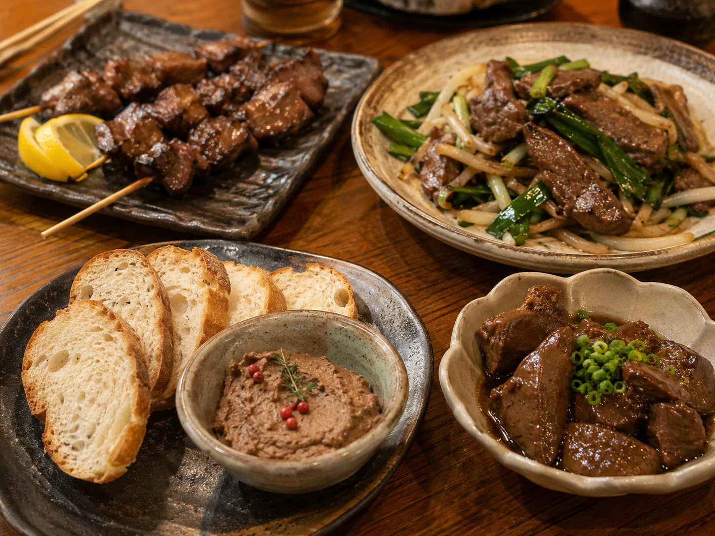 レバー料理のイメージ